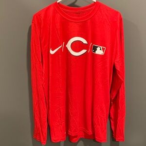 Nike Reds MLB Long Sleeve Shirt
